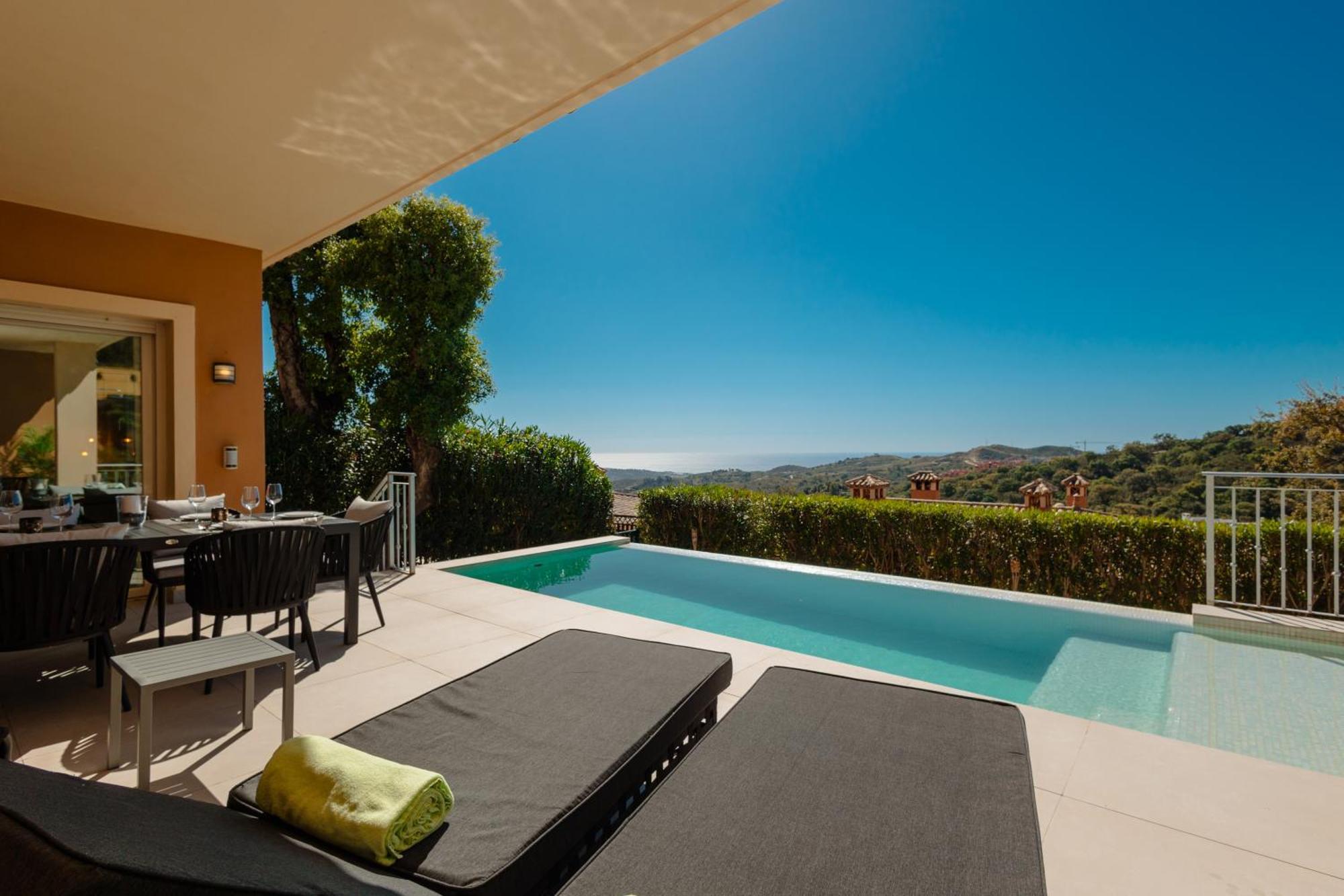 Apartmán Private Heatable Infinity Pool With Sea Views In La Mairena, Marbella Sitio de Calahonda Exteriér fotografie