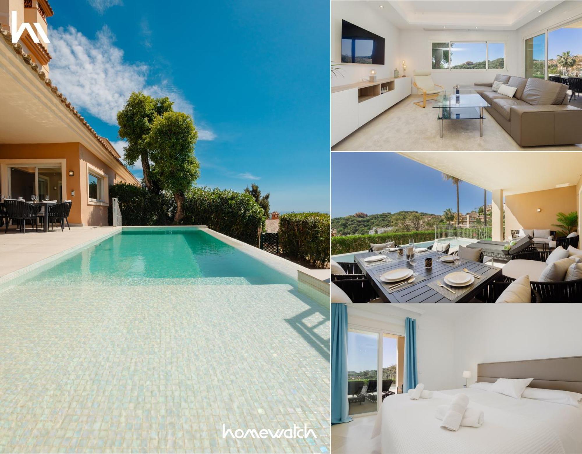 Apartmán Private Heatable Infinity Pool With Sea Views In La Mairena, Marbella Sitio de Calahonda Exteriér fotografie